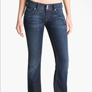 Hudson Bootcut Jeans. Dark Wash Size 28